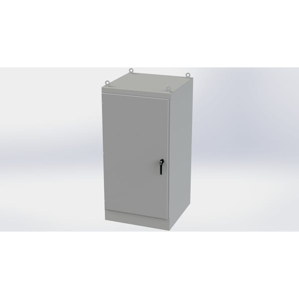 3 Point Latch with Padlock/Keylock Handle Electrical Enclosures, 72 in H, 36 in D, 36 in W